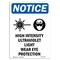 Signmission OSHA Notice Sign, 14" Height, Rigid Plastic, High Intensity Ultraviolet Sign With Symbol, Portrait OS-NS-P-1014-V-13472 - alternate 1